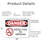 Signmission Diesel Fuel No Smoking with Graphic Danger Sign, Plastic, 18in W x 12in L, 2PK OS-2PACK-DS-P-1218-L-19325 - alternate 5